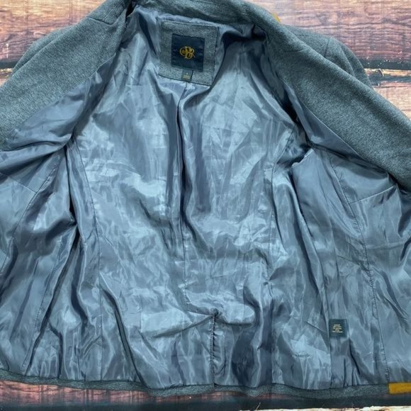 RELISTED Grey Blazer OBR Mustard Yellow Trim - Picture 7 of 12